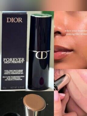 💜Face Need💜BNIB DIOR Fullsize 4N Forever SKIN PERFECT Foundation Stick!$57Ret!